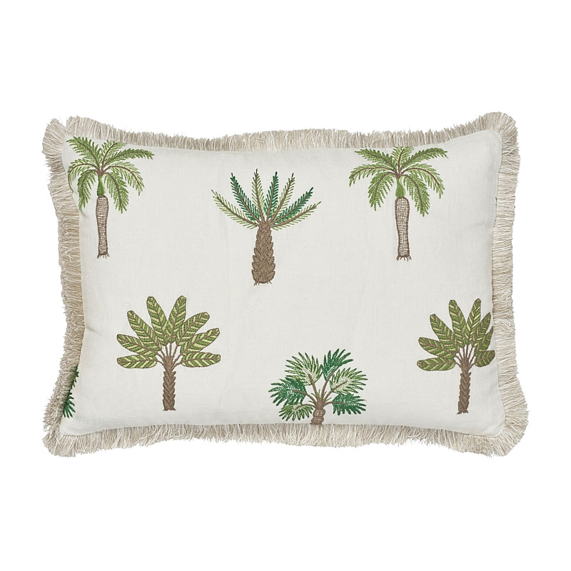 Palmetto Beach Pillow Green