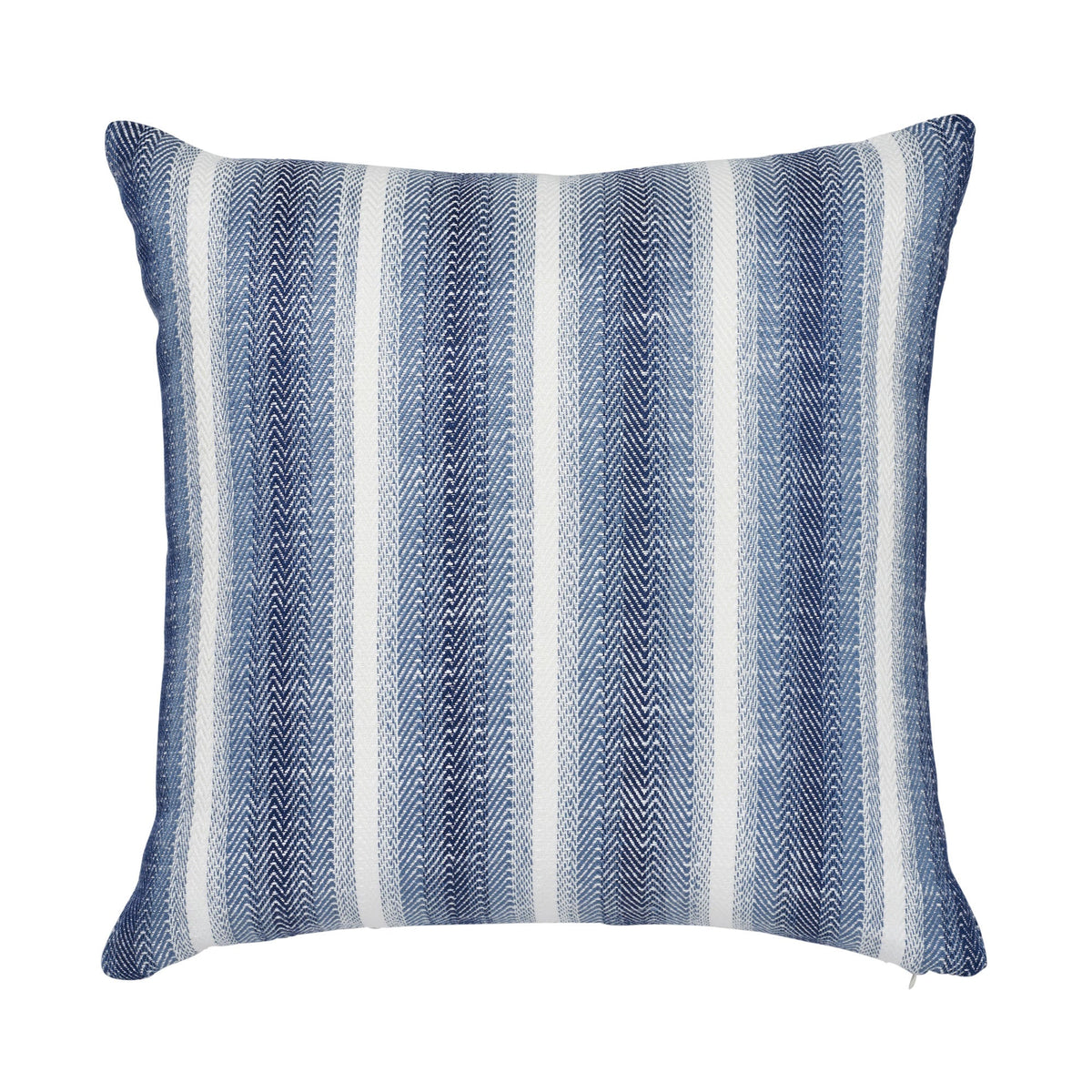 Colada Stripe 20" Pillow Blue & White