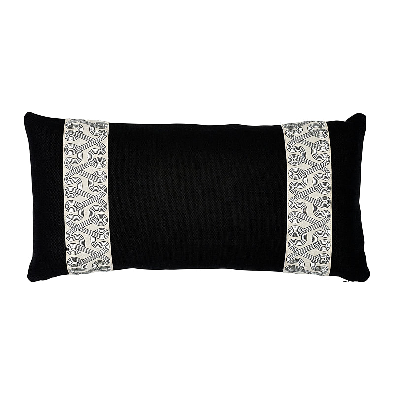 Freeform Tape Pillow Black