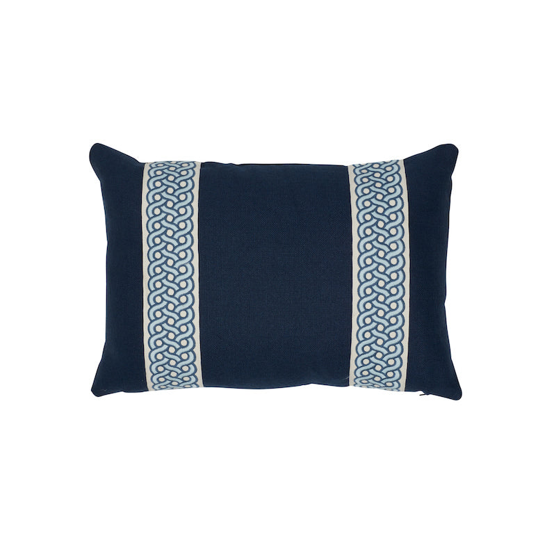 Mandeville Pillow Indigo and Pacific