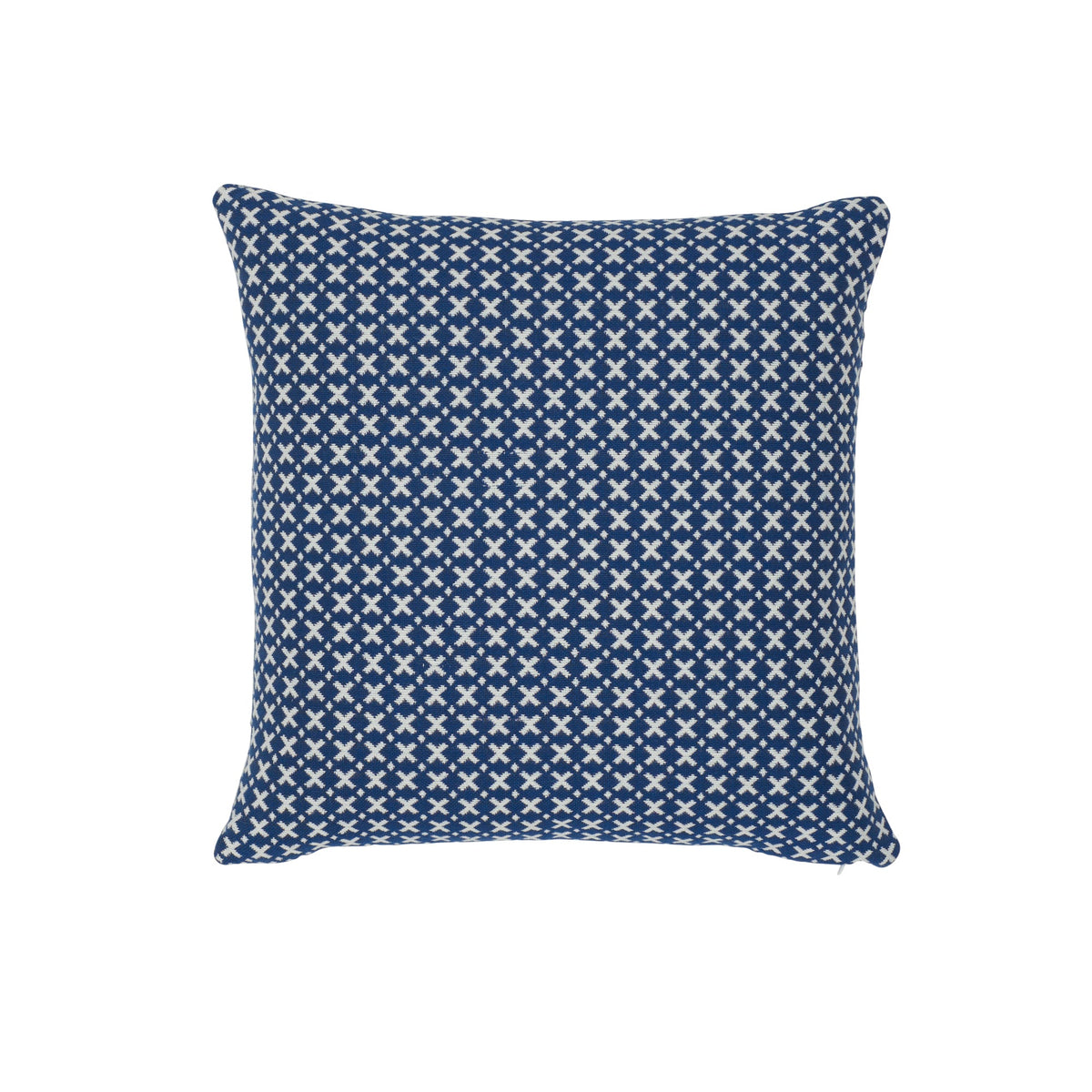 Elias 14" Pillow Blue & Ivory