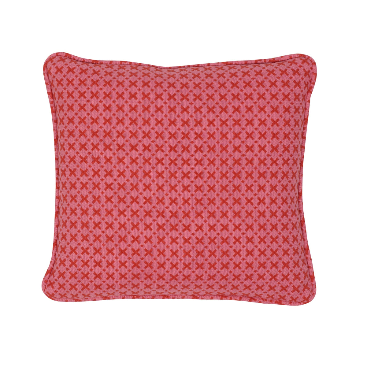 Elias 16" Pillow Red & Pink