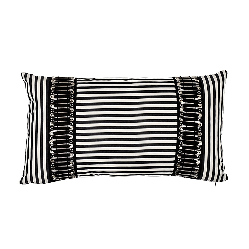 Punk Rock Pillow Black & White