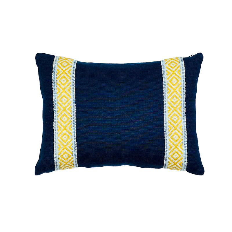 Larson Pillow Yellow & Blue