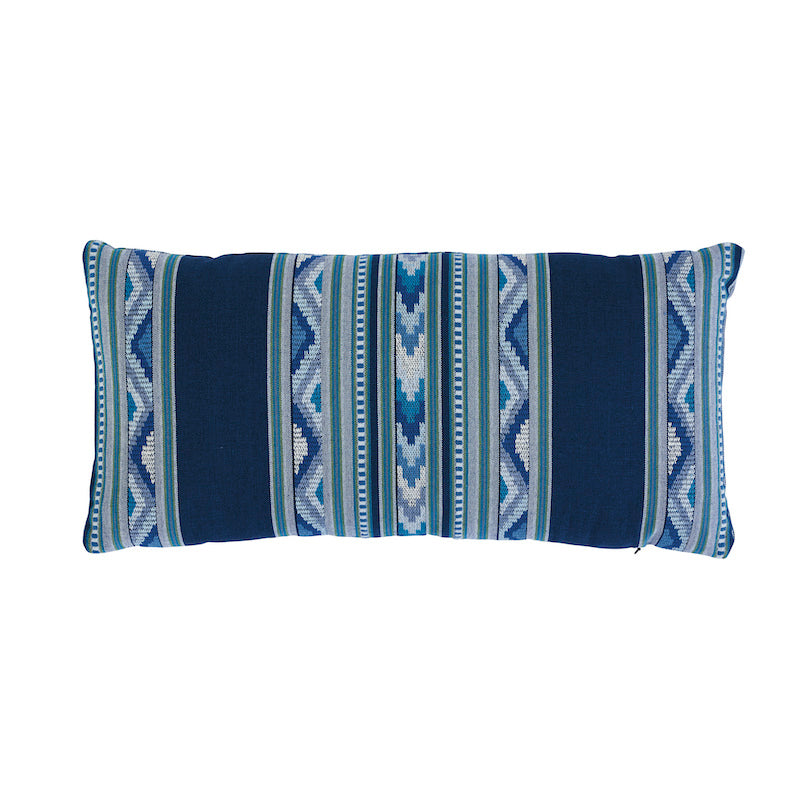 Zarzuela Embroidery Pillow Indigo