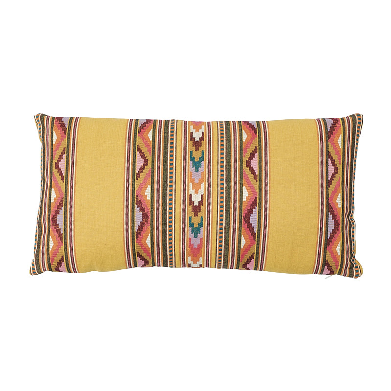 Zarzuela Embroidery Pillow Saffron