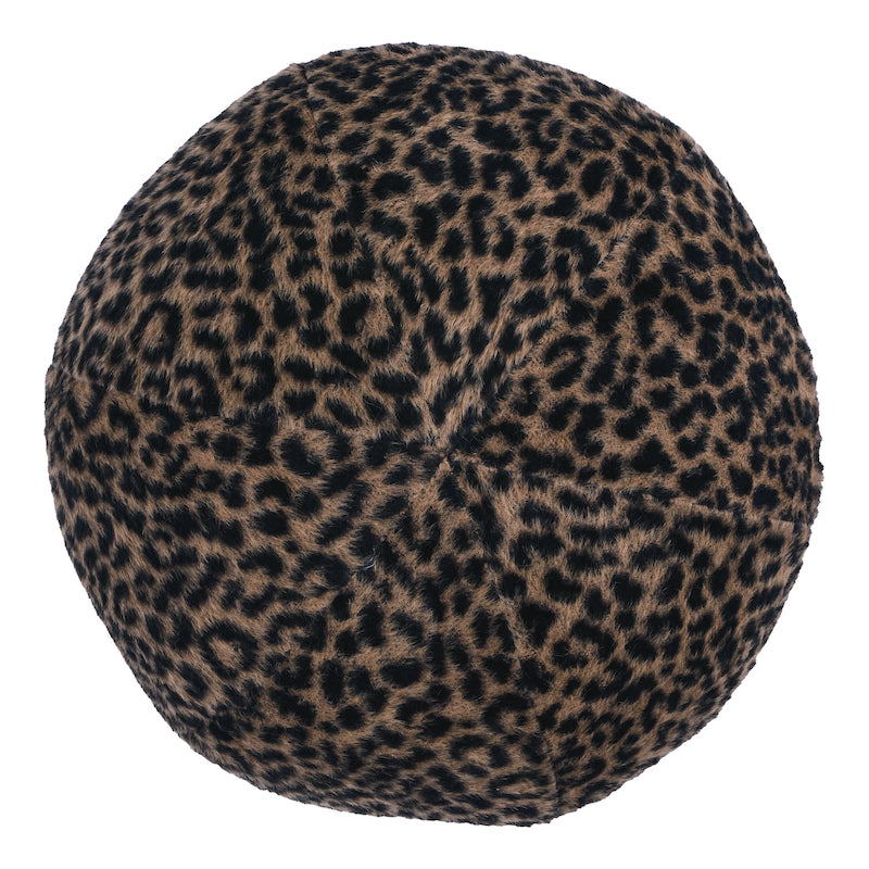 Lilya Leopard Sphere Pillow Natural