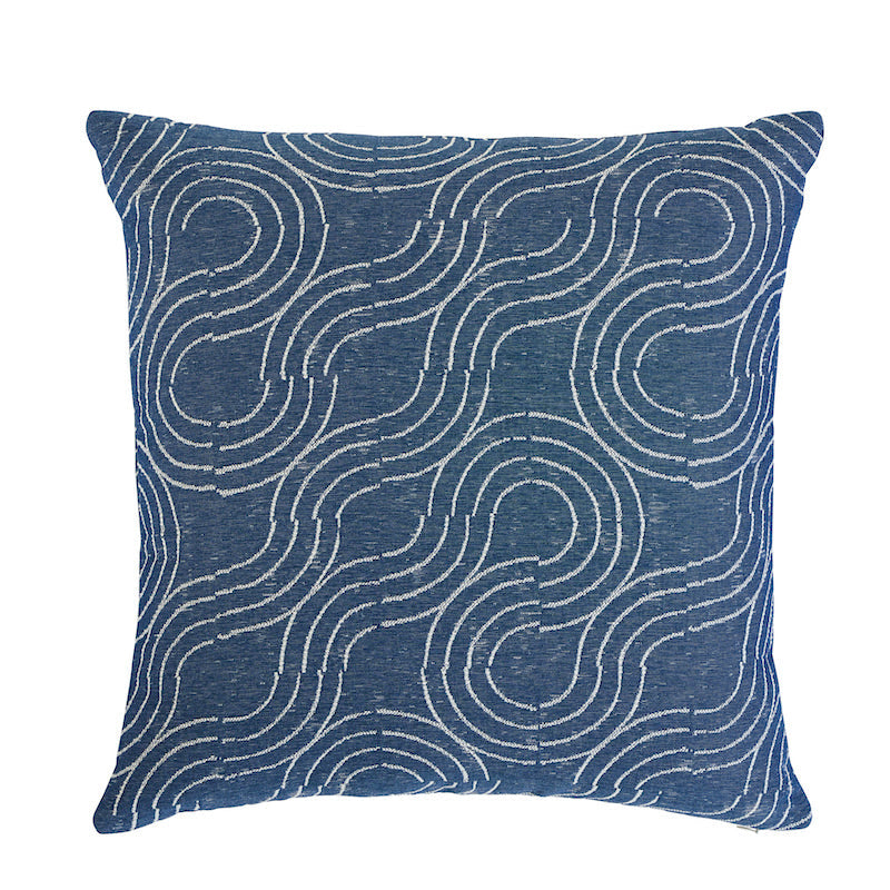 Alma Indoor/Outdoor 22" Pillow Denim