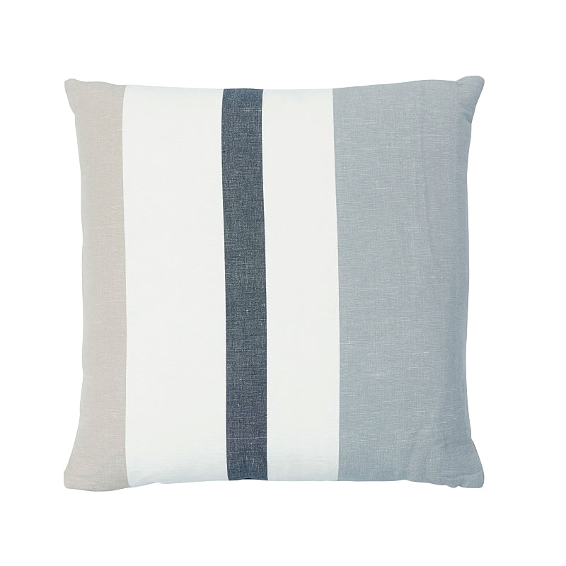 Lolland Linen Stripe Pillow Grey Sand