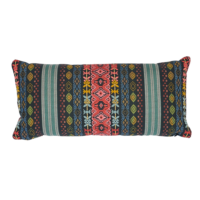 Cosima Embroidery Pillow Carbon Multi