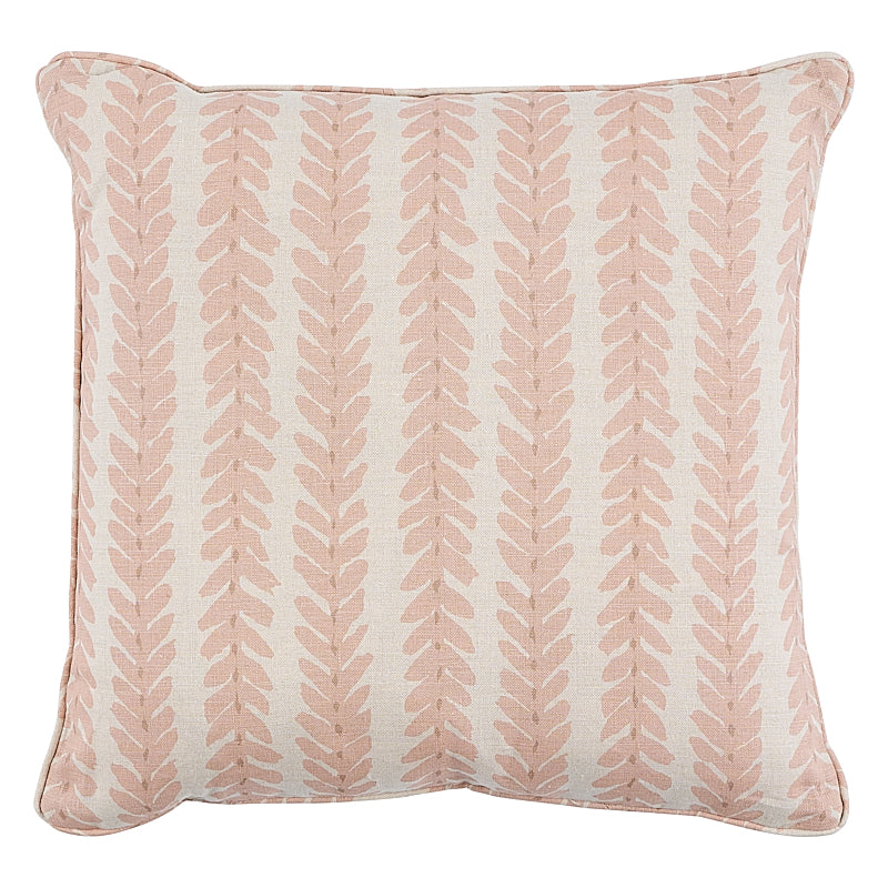 Woodperry 20" Pillow Pink & Natural