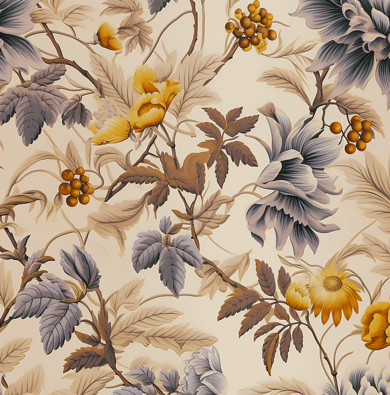 A Lovely Spot Chestnut Fabric