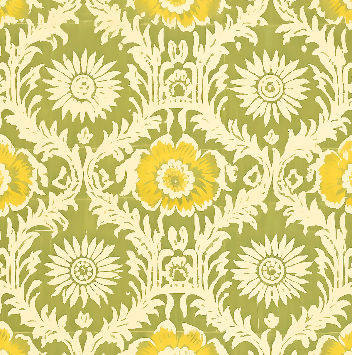 Moving Close Yellow Fabric