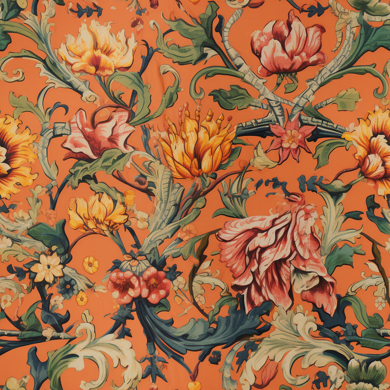 Constant Joy Tangerine Fabric