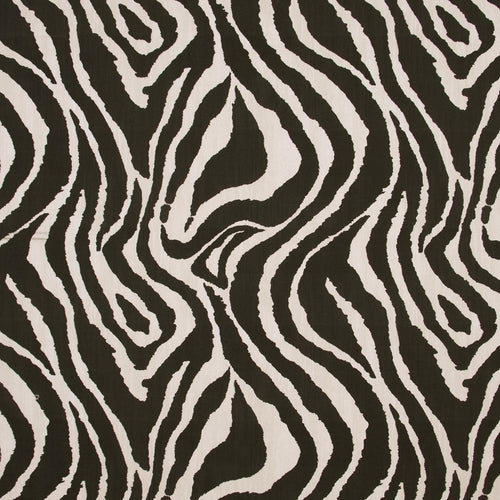 Zebra Ebony - Atlanta Fabrics